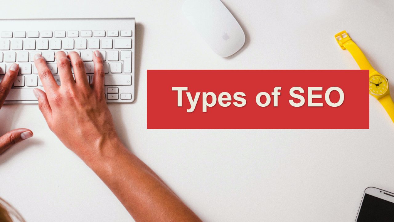 Many typing. Types of SEO.